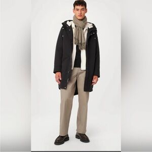 NWT Frank and Oak Men's Alpine parka Black Winter Coat large